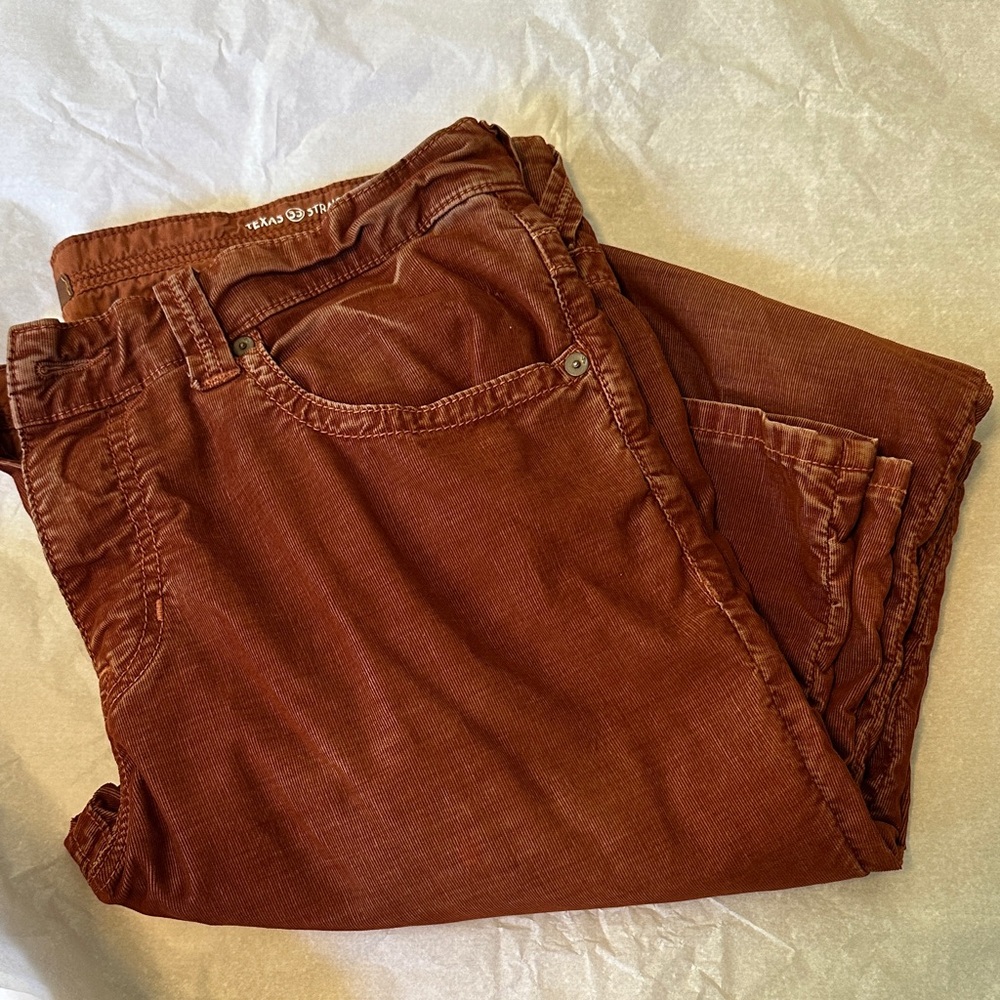 Rust Red Casual Pants